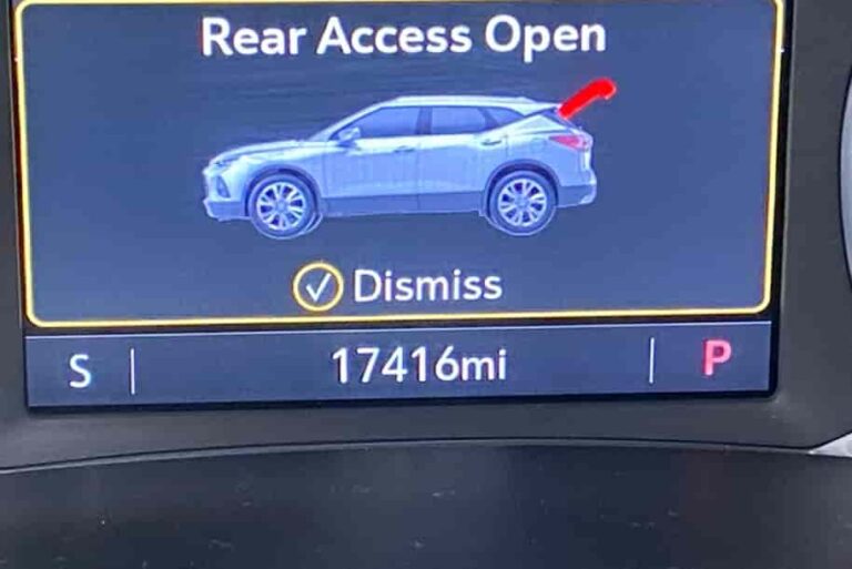 Rear access open