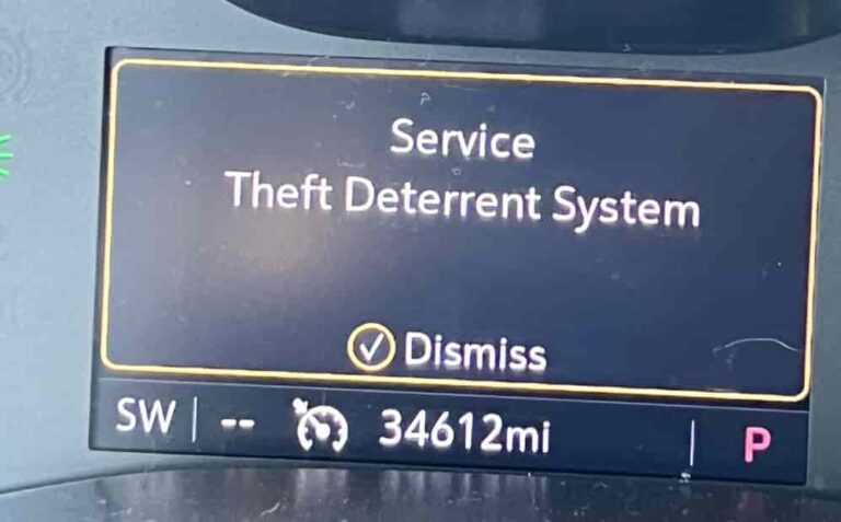 Service Theft Deterrent System