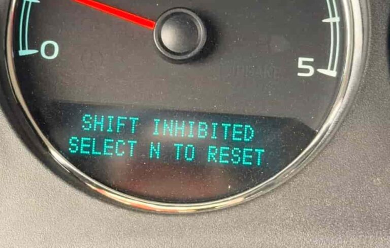 Shift Inhibited Select N to Reset