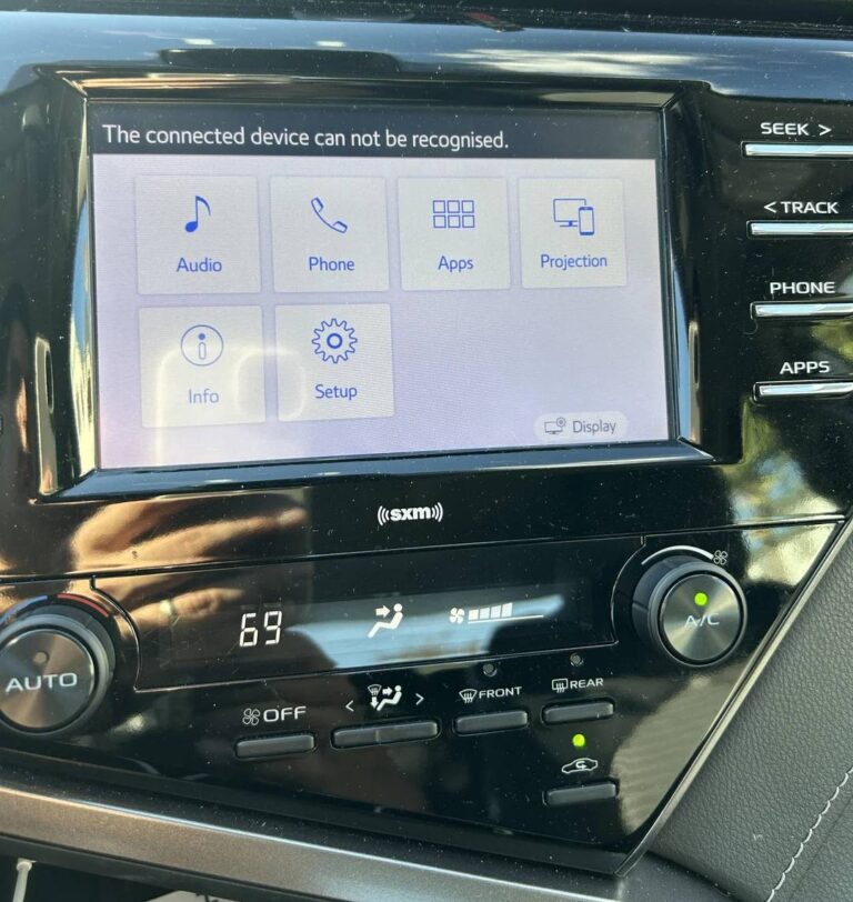 Toyota CarPlay Not Working