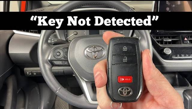 Toyota Key Not Detected