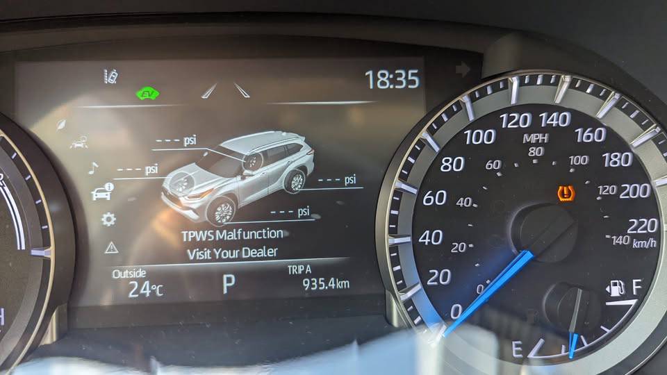 Toyota TPWS Malfunction