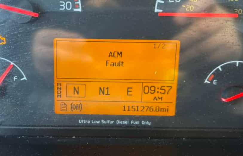 Volvo ACM Fault