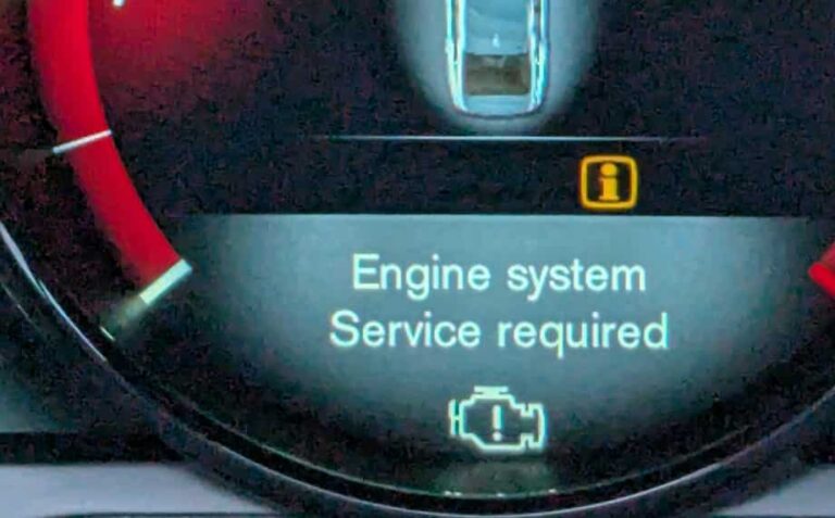 Volvo Engine System Service Required