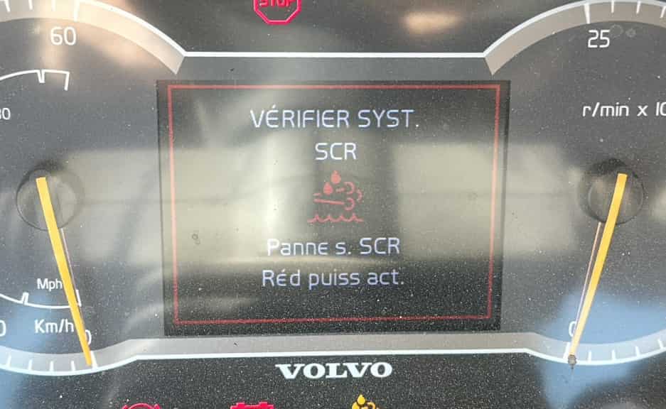 Volvo SCR System Fault