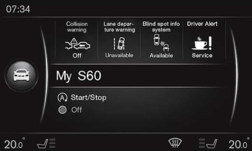 volvo turn off start stop permanently