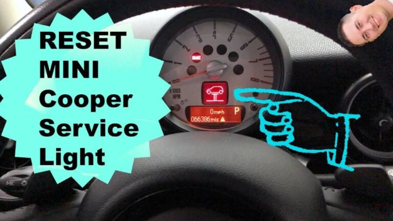 Mini Cooper Service Light Reset