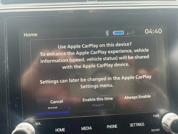 Mitsubishi Apple CarPlay Not Working