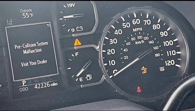 Pre-Collision System Malfunction1
