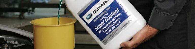 Subaru Coolant Type