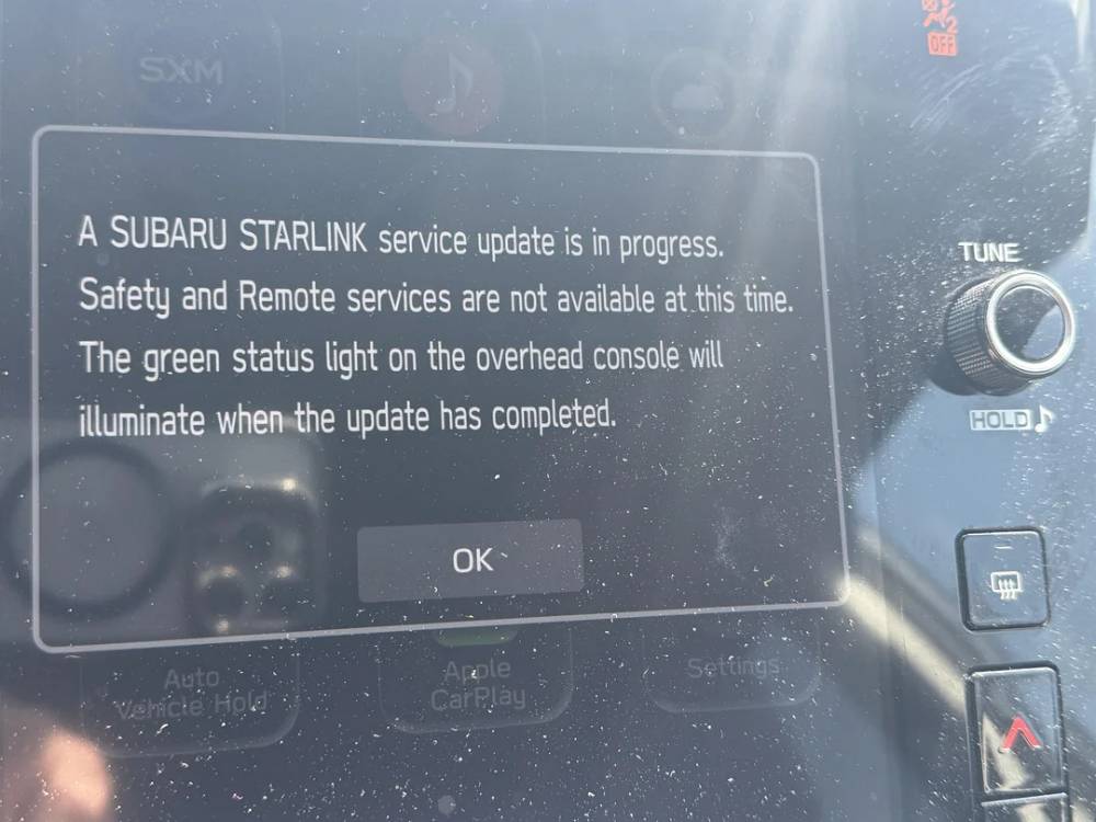 Subaru Starlink Not Working