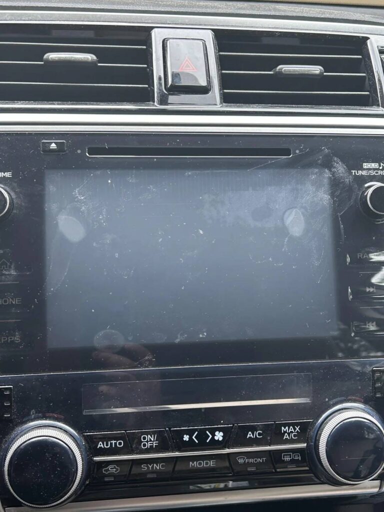 Subaru Touch Screen Not Working