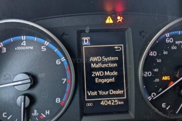 Toyota AWD System Malfunction 2WD Mode Engaged: Causes and Fixes