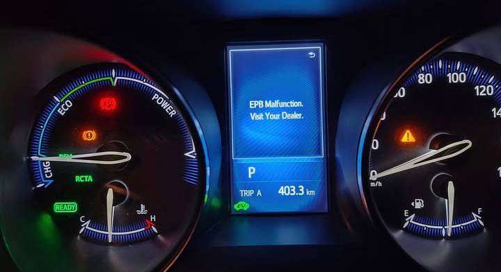 Toyota EPB Malfunction