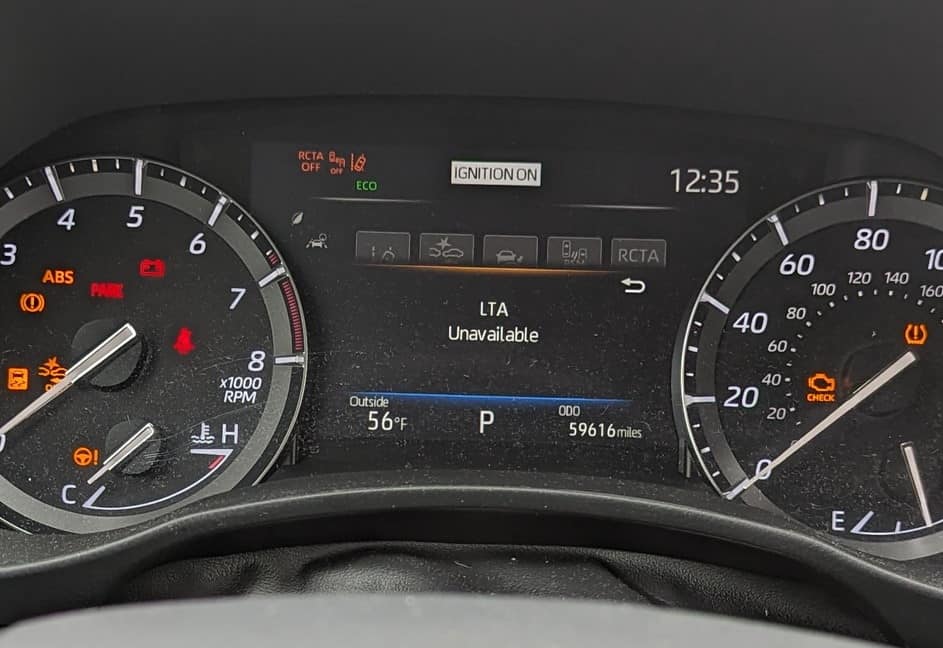 Toyota LTA Malfunction