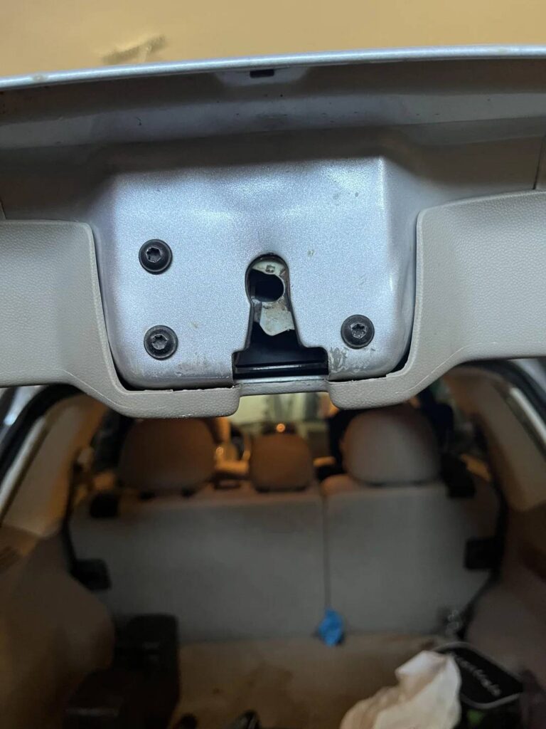 Trunk Latch Stuck In Closed Position