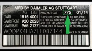 Paint Code 467b Mercedes Paint Codes Location: Where to Find Your Vehicle's Paint Code