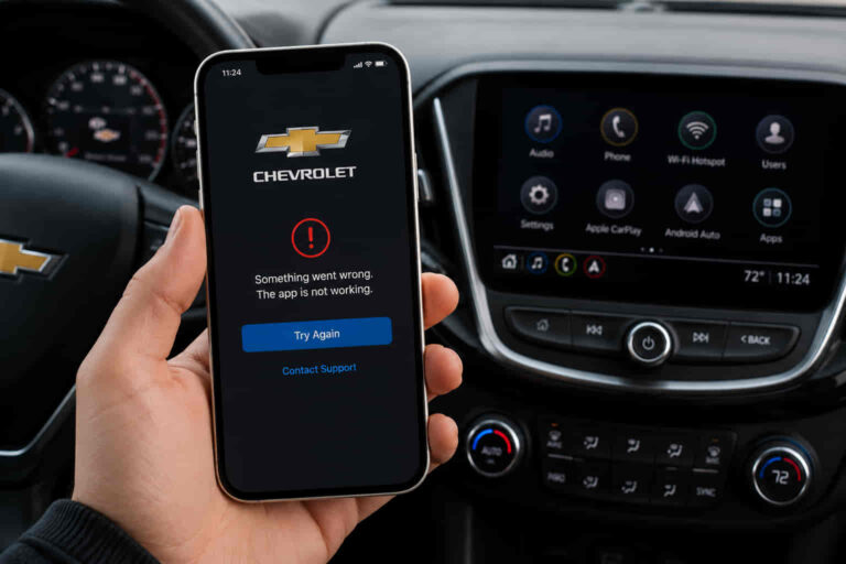 Chevrolet App Not Working on iPhone