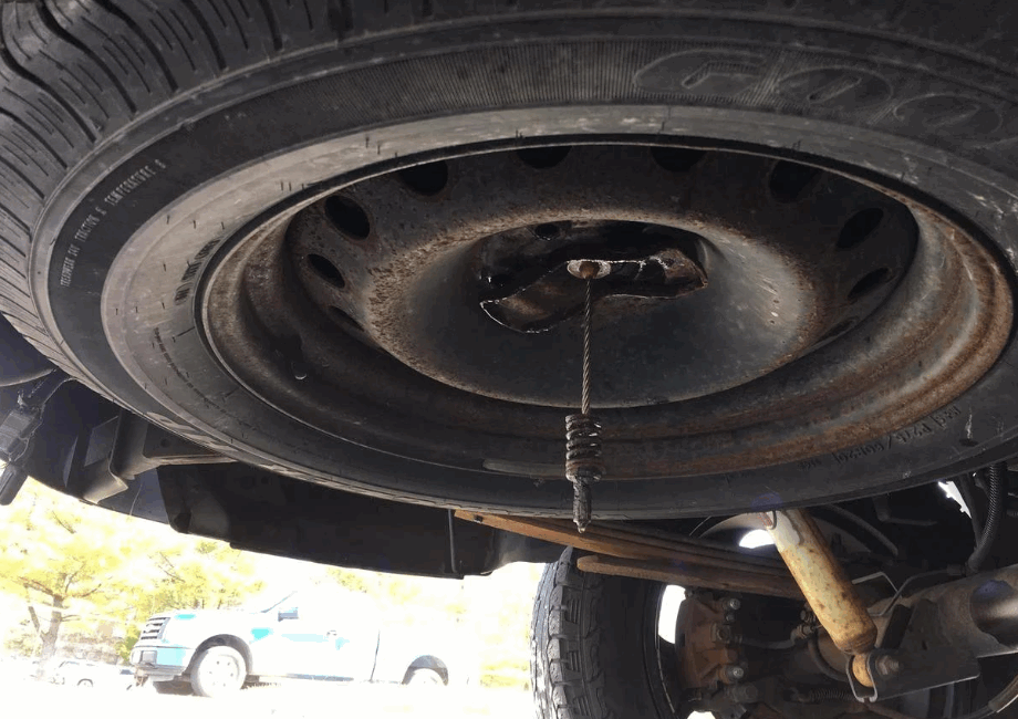 Dodge Grand Caravan Spare Tire Location