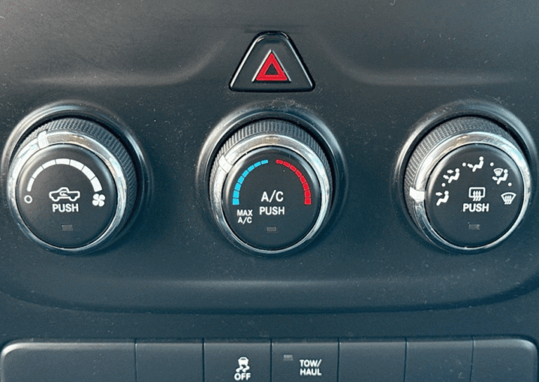 Dodge Ram Blowing Hot Air