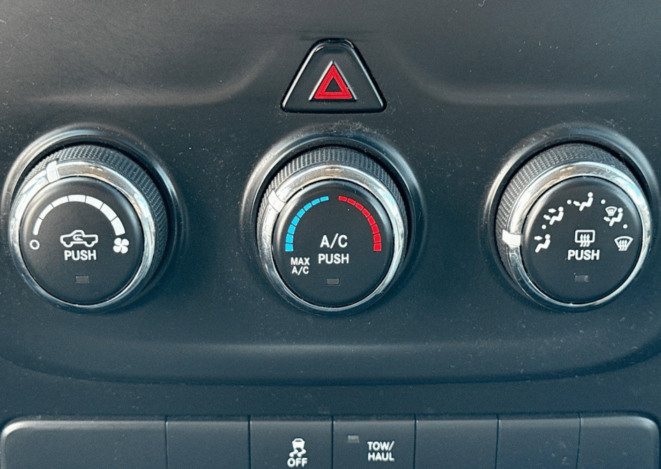 Dodge Ram Blowing Hot Air