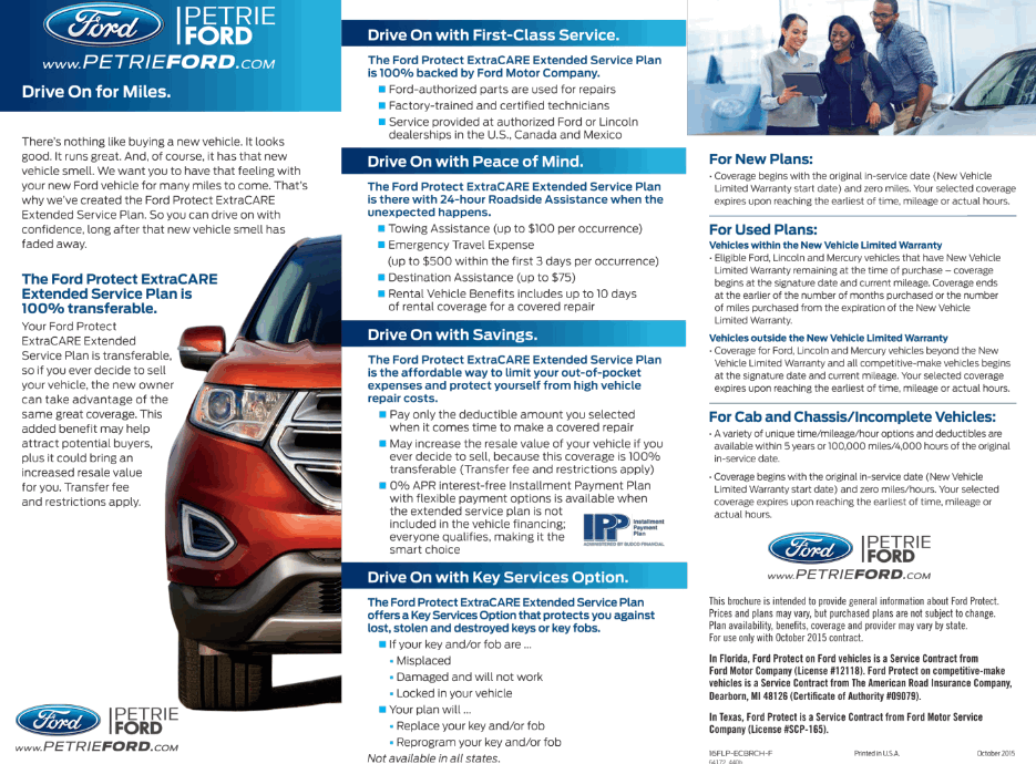 Ford Extended Warranty Cost