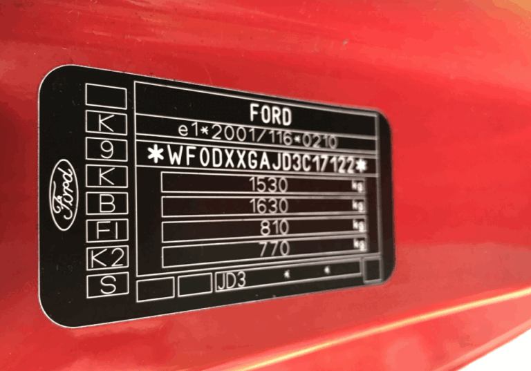 Ford Paint Code J7