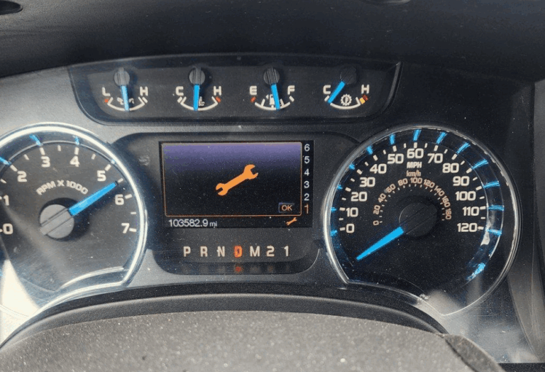 Ford Wrench Light Reset