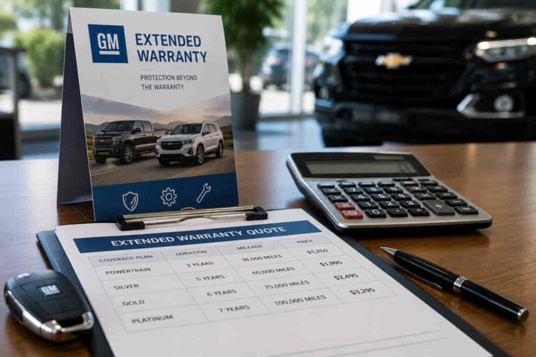 GM Extended Warranty Cost