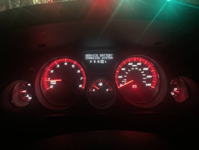 GMC Acadia Service Battery Charging System