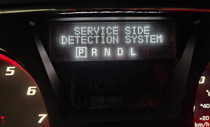 GMC Acadia Service Side Detection System