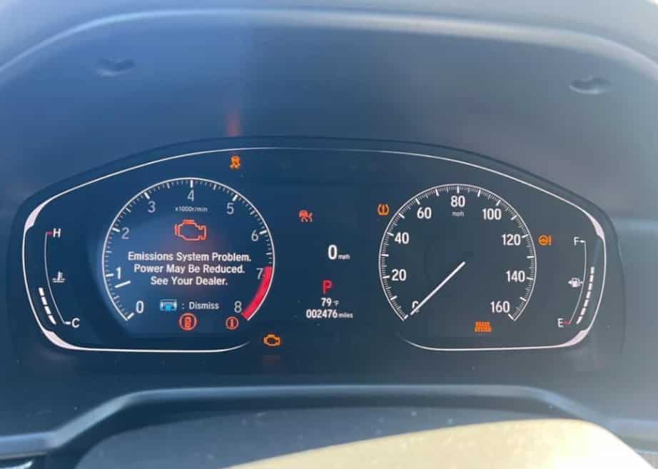 Honda Accord Emission System Problem
