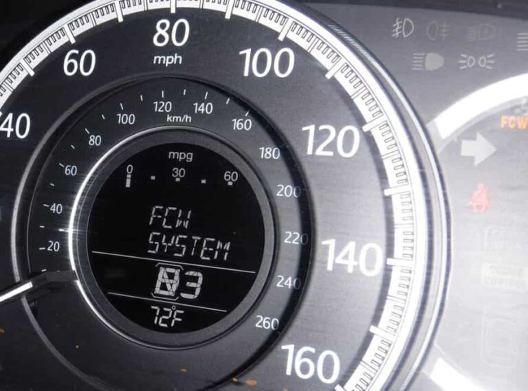 Honda Accord FCW System Failed