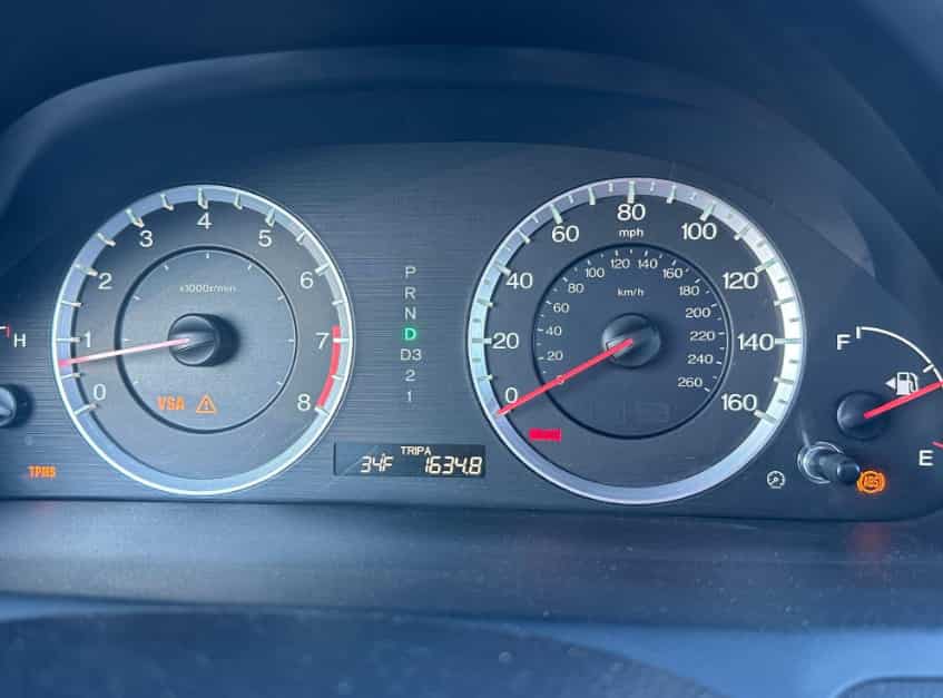 Honda Accord TCS Light On