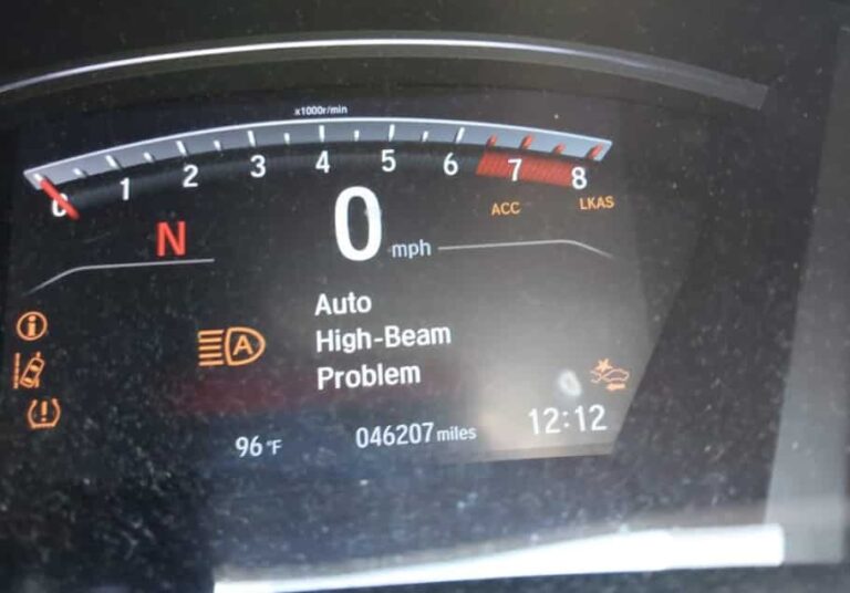 Honda CR-V Auto High Beam Problem