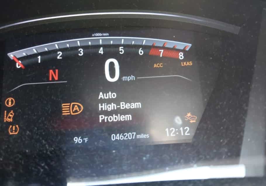 Honda CR-V Auto High Beam Problem
