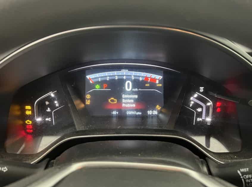 Honda CRV Check Engine Light Flashing