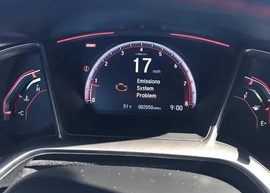 Honda Civic Check Emission System