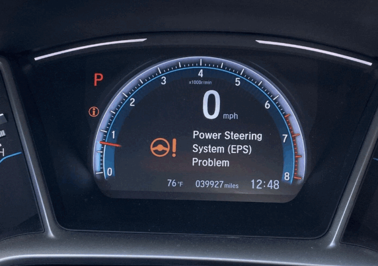 Honda Civic Check Power Steering System