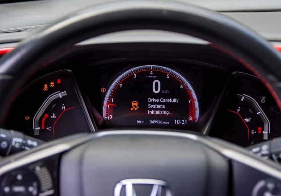 Honda Civic Drive Carefully Systems Initializing