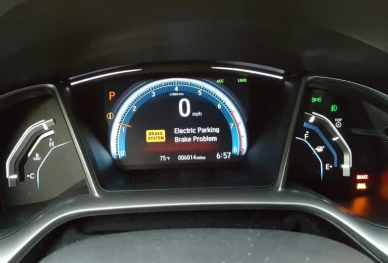 Honda Civic Electric Parking Brake Problem