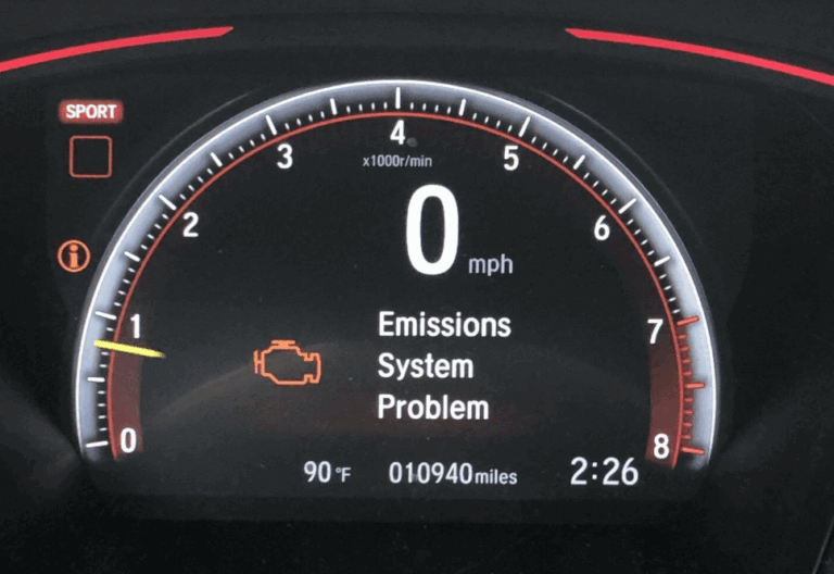 Honda Civic Emission System Problem