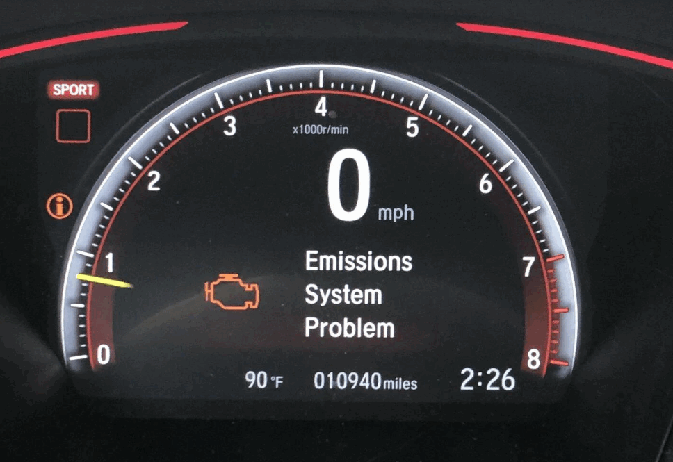 Honda Civic Emission System Problem