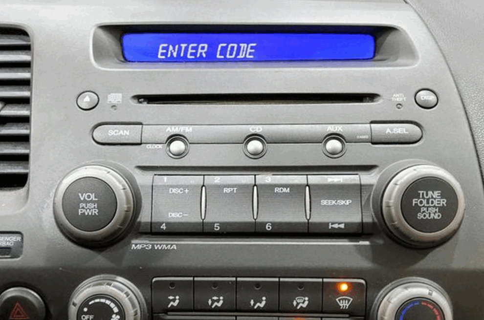 Honda Civic Radio Code