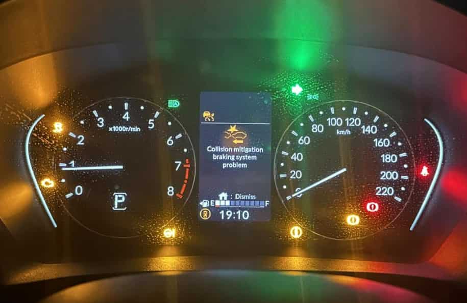 Honda Collision Mitigation Braking System Problems