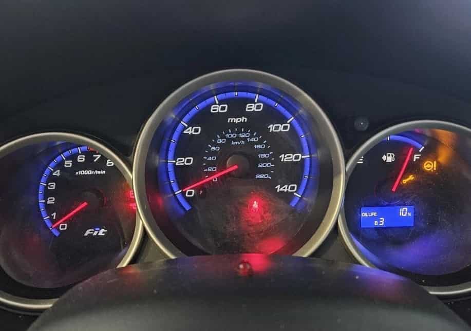 Honda Fit Oil Light Reset