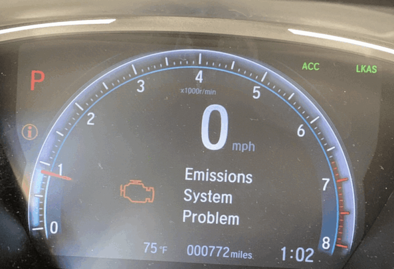Honda Odyssey Emission System Problem
