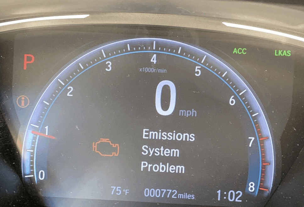 Honda Odyssey Emission System Problem