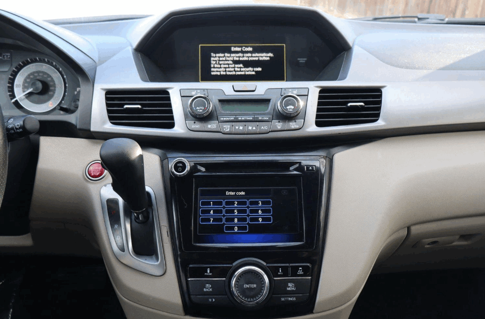 Honda Odyssey Radio Code