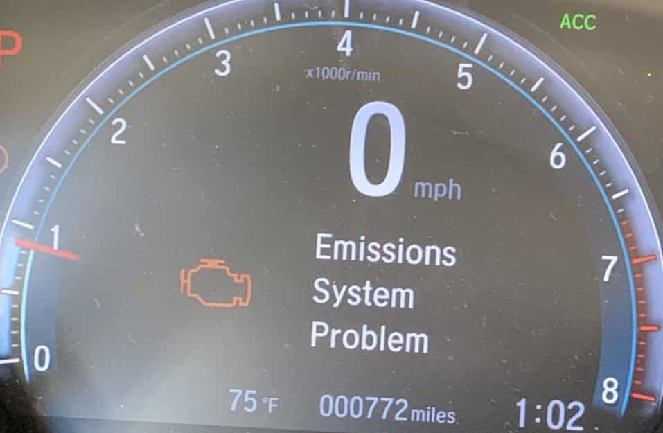 Honda Pilot Emissions System Problem